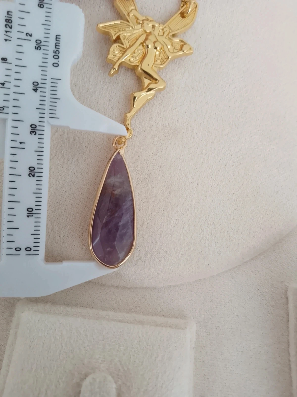 Feeën ketting met amethist steen 💜. – photo 3